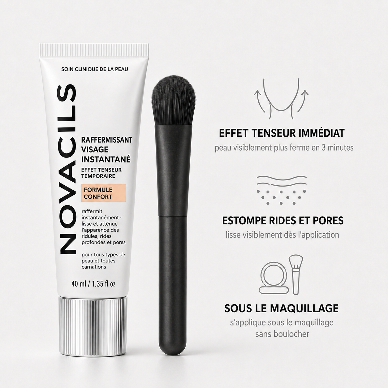 Tenseur instantané contour des yeux