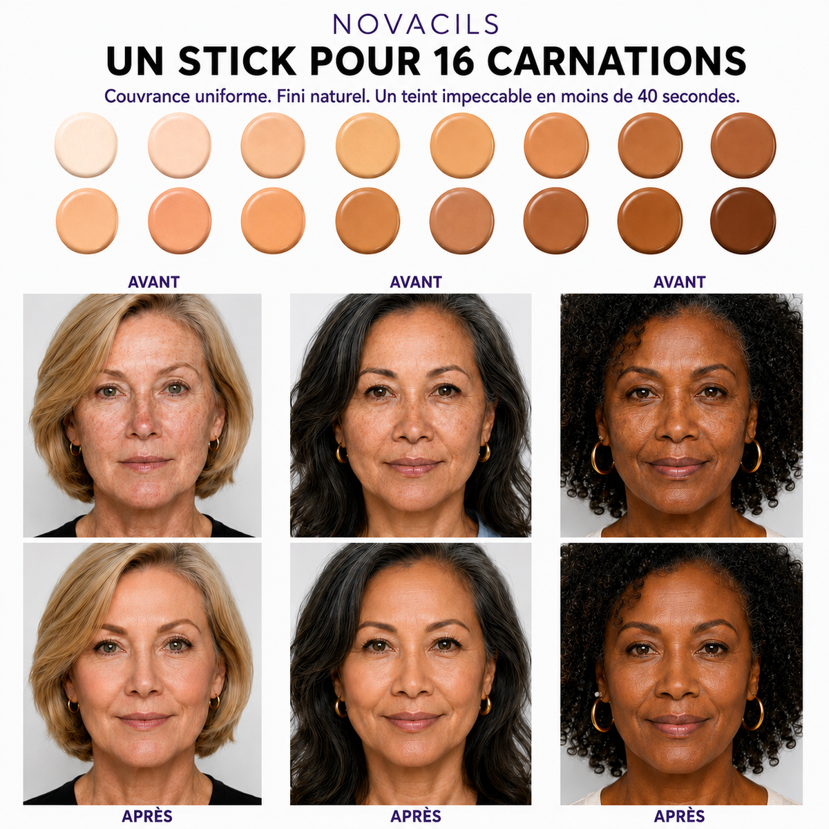 Fond de teint stick caméléon